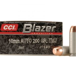 CCI Ammunition Blazer FMJ 200 Grain Aluminum 10mm 50Rds