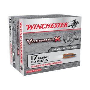 Winchester X17P 17 Hornet 20 Grain Varmint X 20 Rounds