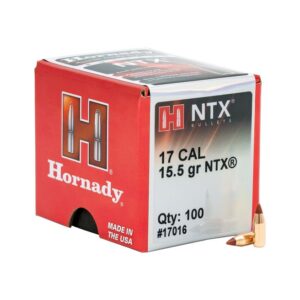 Hornady Varmint Bullets 17CAL 15.5 Gr NTX 100 RDs